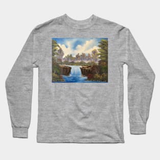 Misty Waterfall Long Sleeve T-Shirt
